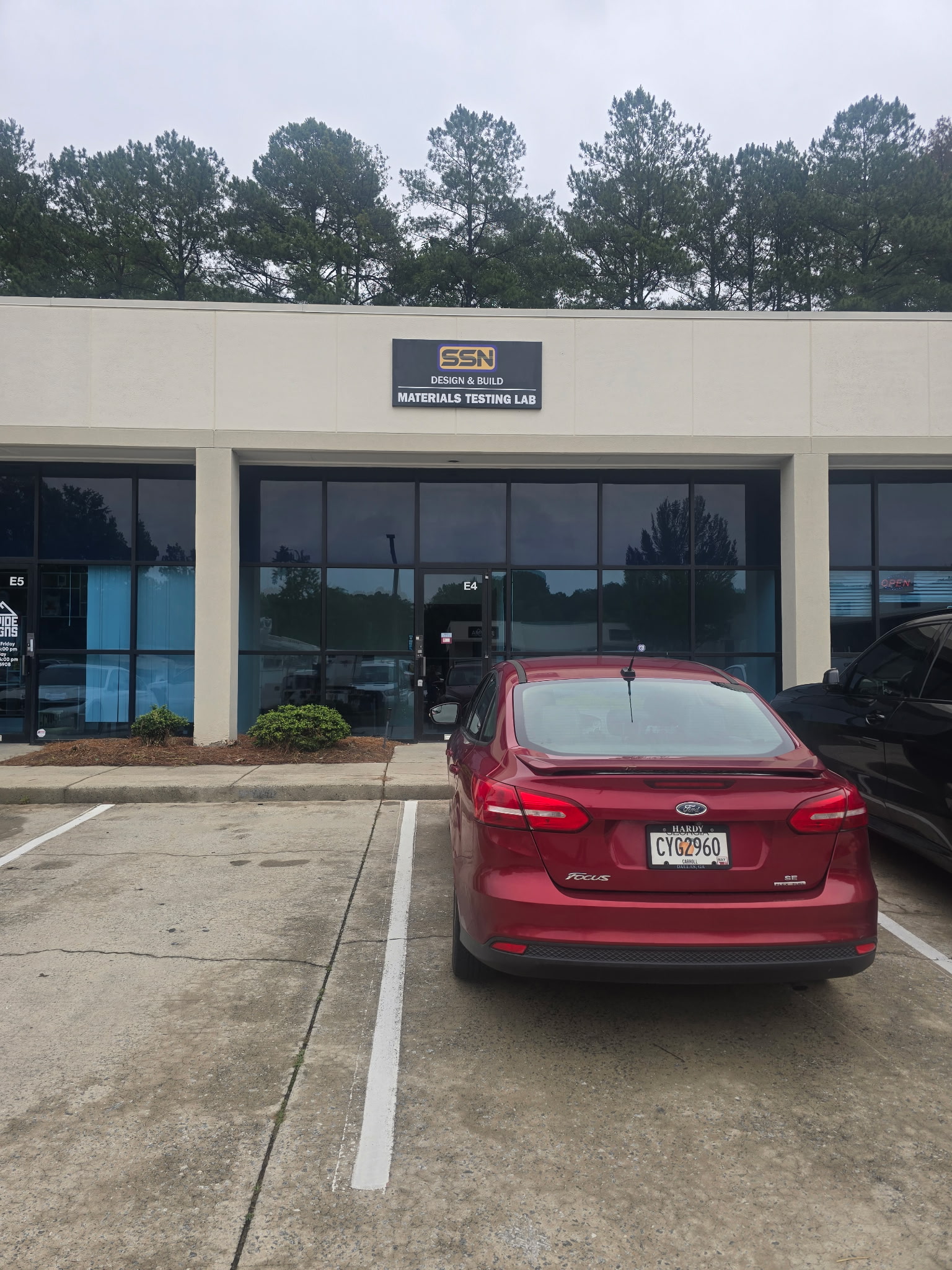 SSN Materials Testing Lab office exterior